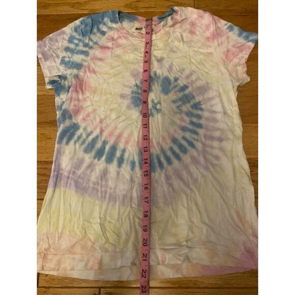 Rivet & Thread women's light tie dye short sleeve cotton blend t-shirt sz small - Picture 5 of 8